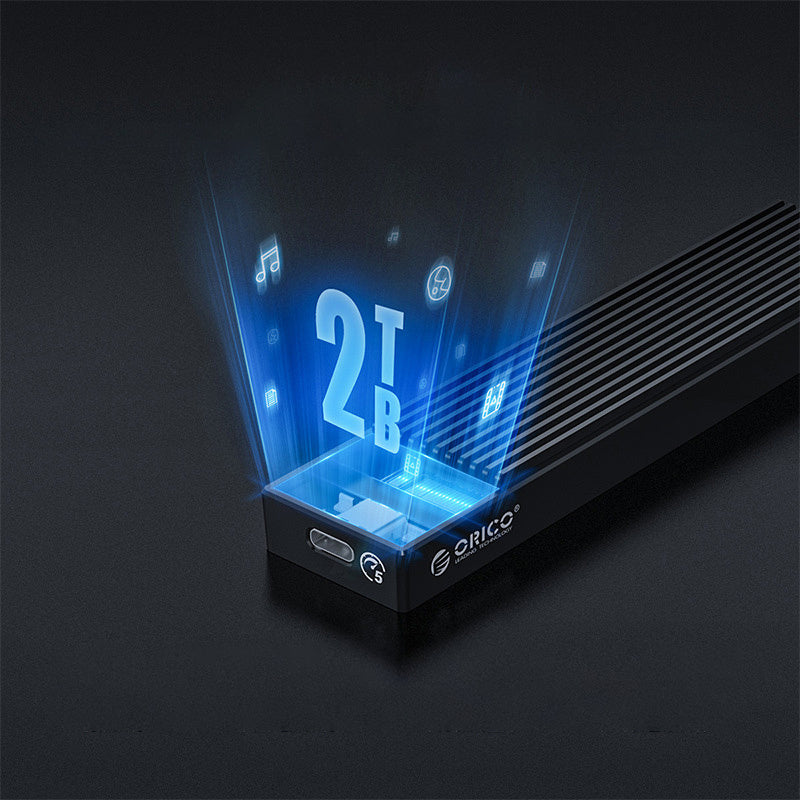 ORICO LSDT M.2 NVME Enclosure USB C Gen2 10Gbps PCIe SSD Case M2 SATA
