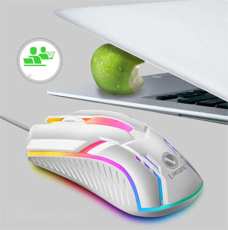 Souris LED gamer USB filaire rétroéclairée de la marque Limeide