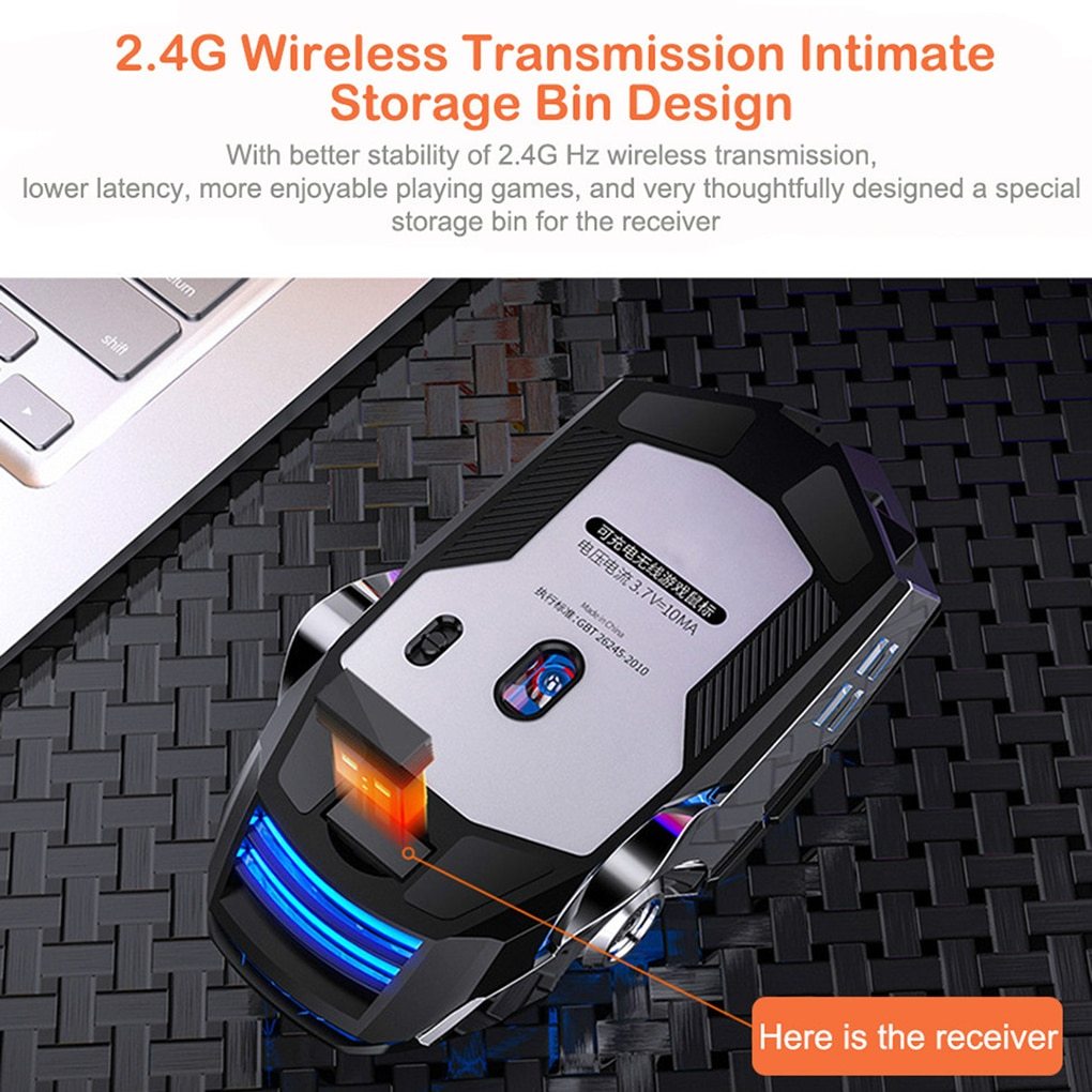 Souris optique sans fil Silver Eagle A7