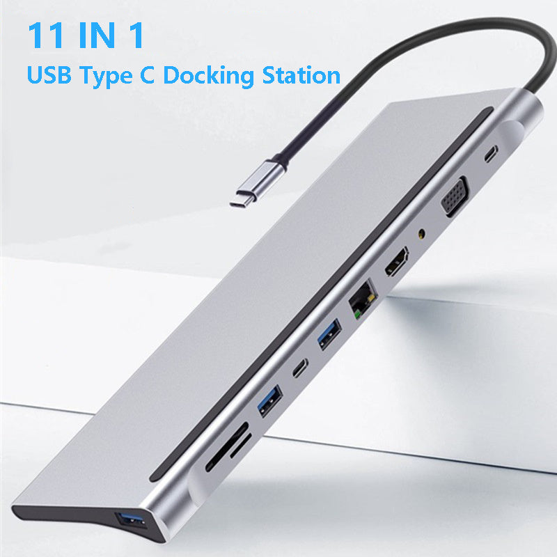 Station d'accueil pour ordinateur portable, 11 en 1
