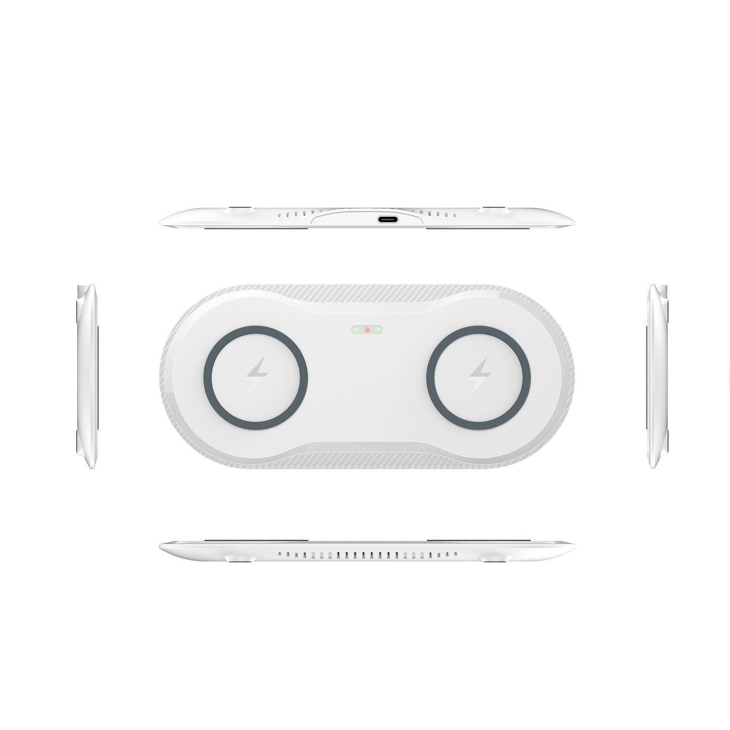 Chargeur universel à induction pour 2 smartphones