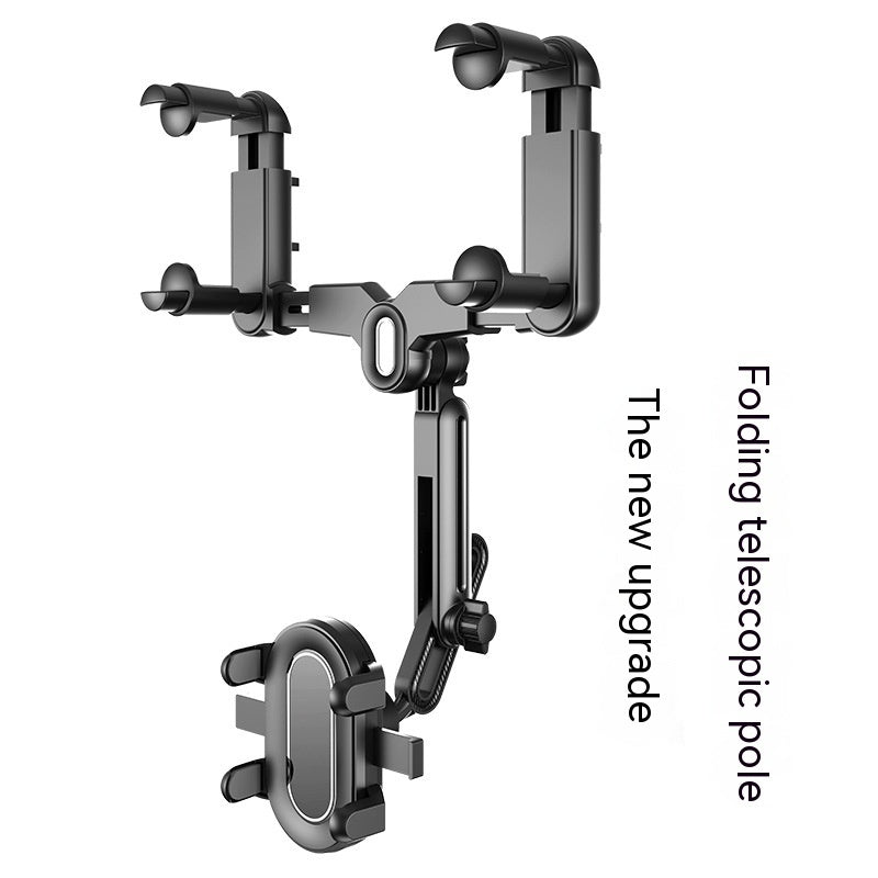 Support smartphone sur rétroviseur intérieur de voiture