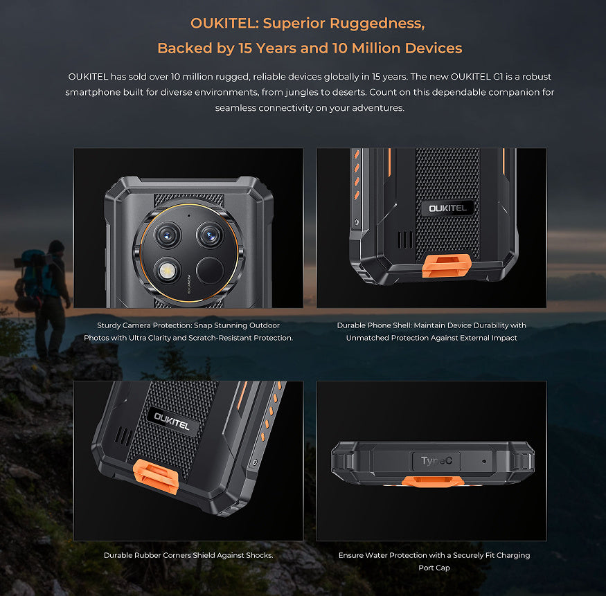 Smartphone OUKITEL G1 Android 14