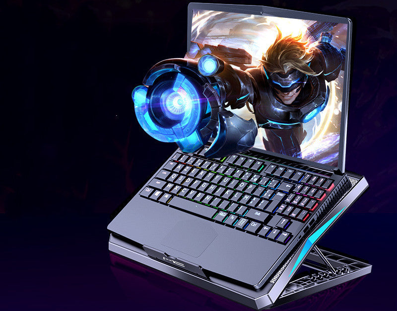 Support ergonomique pour ordinateur portable ventilé