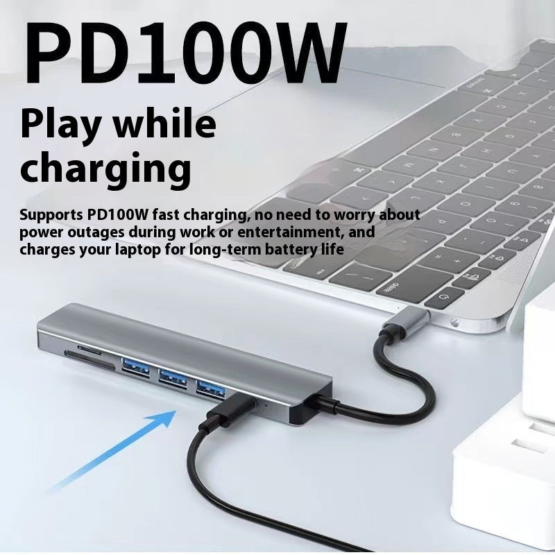 Station d'accueil USB Type-C 6 en 1