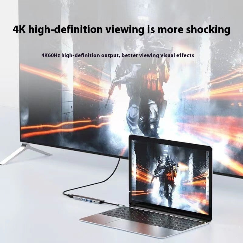 Station d'accueil USB Type-C 6 en 1