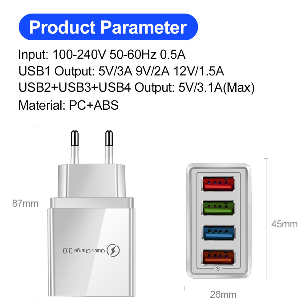 Chargeur USB Quick Charge 3.0