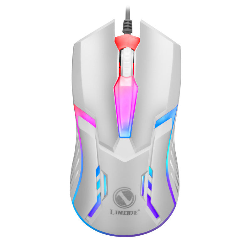 Souris LED gamer USB filaire rétroéclairée de la marque Limeide