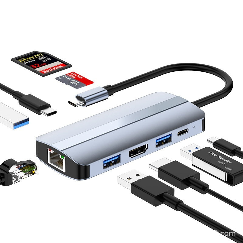 Station d'accueil USB Type-C 6 en 1