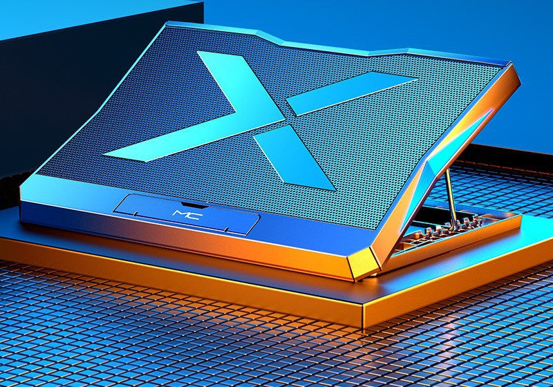 Support ergonomique pour ordinateur portable ventilé